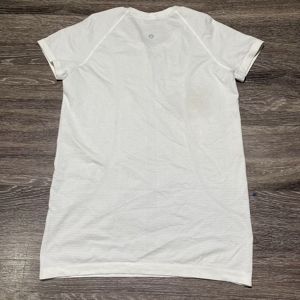 Lululemon Swiftly Womens short Sleeve Shirt 8 light Pullover Crew neck Stretch - Picture 6 of 8